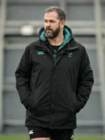 Head Coach Andy Farrell Black Hooded Jacket