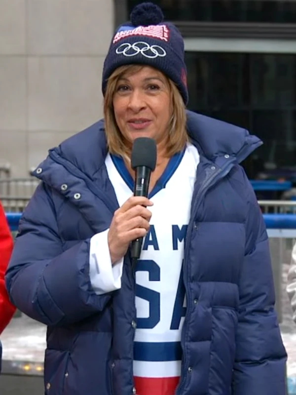 Hoda Kotb Today 2026 Team USA Puffer Jacket