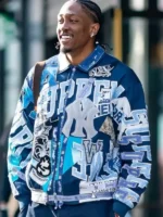 Jalen Williams NYC 2026 NY Yankees Supreme Varsity Bomber Jacket