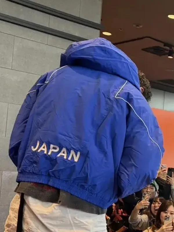 Marty Supreme Timothee Chalamet Japan Jacket Blue