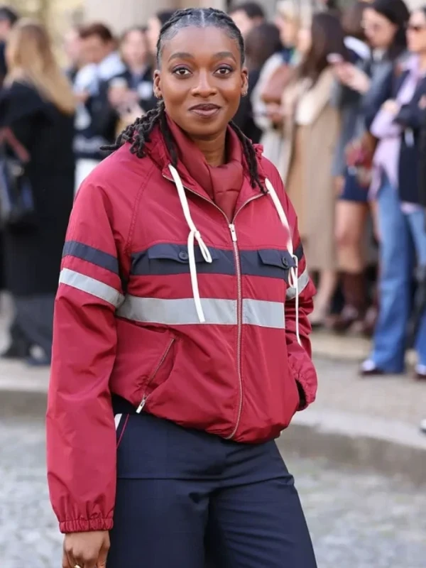 Miu Miu show Paris Fashion Week 2026 Little Simz Jacket