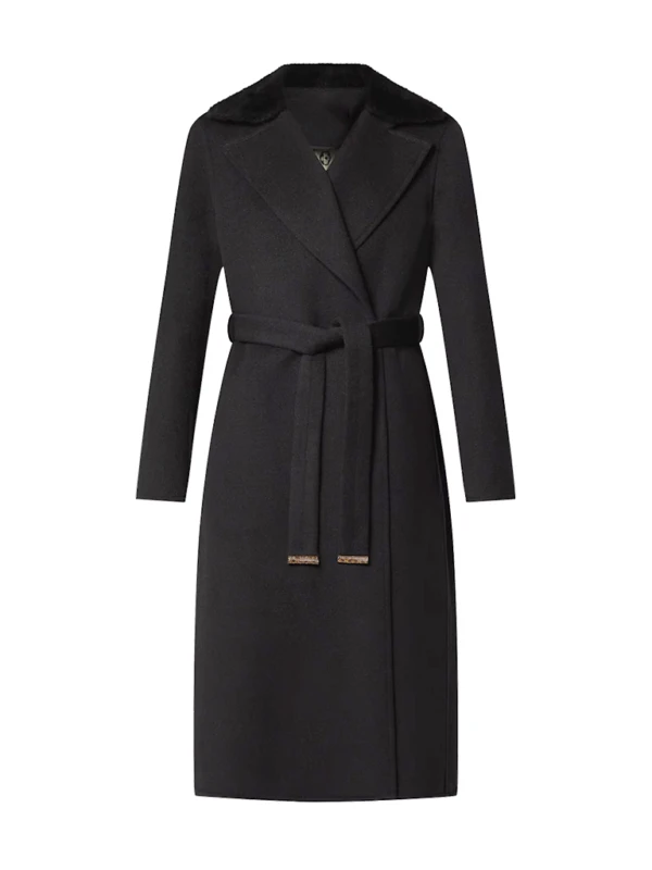 New York City 2026 Taylor Swift Black Wool Coat