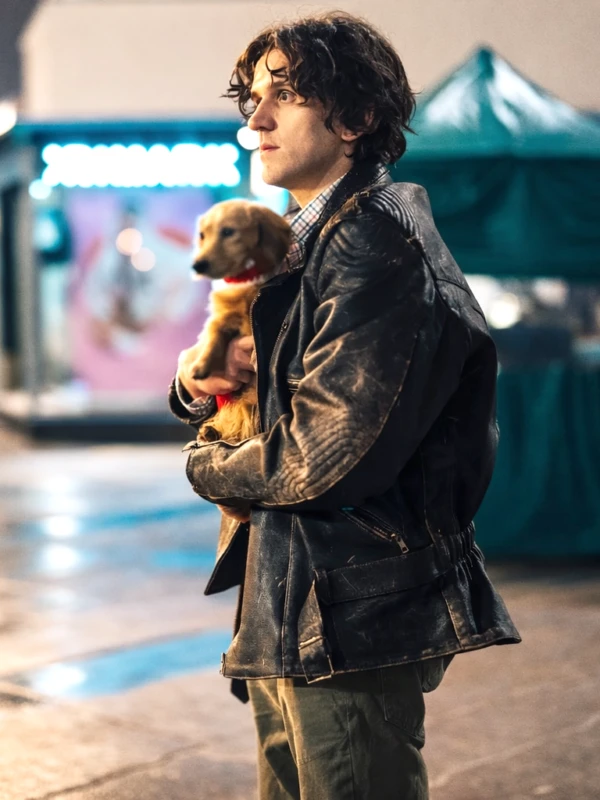 Pillion Harry Melling Colin Leather Jacket