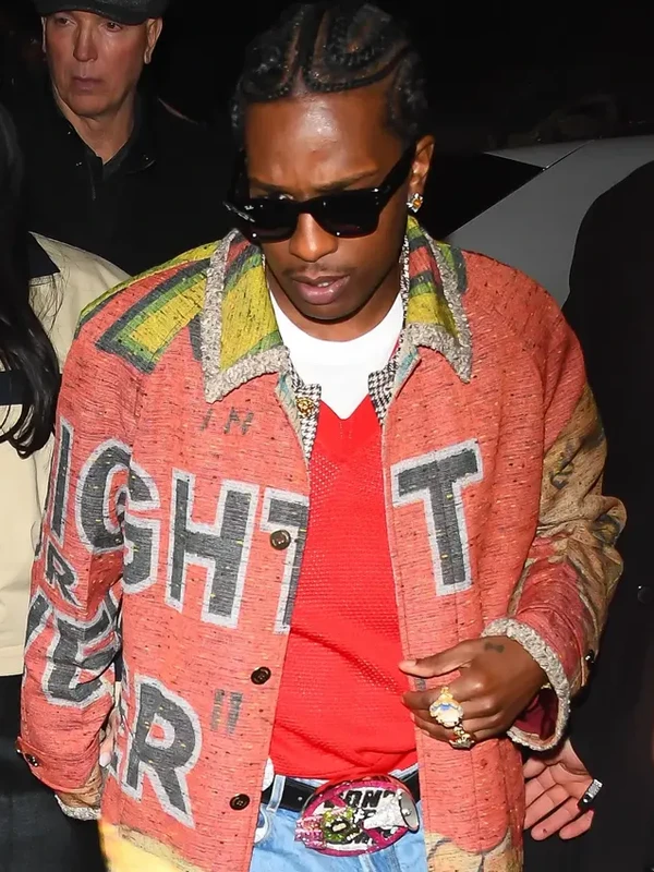 Saturday Night Live Rapper AAP Rocky Poster Tweed Coat