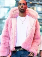 Shai Gilgeous Alexander Pink Fur Jacket