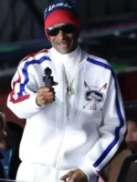 Snoop Dogg Milano Cortina Winter Olympics 2026 White Jacket