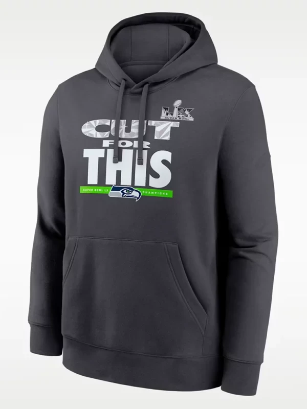 Super Bowl LX Champions Parade Seattle Seahawks Grey Hoodie