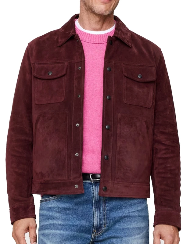 The Today Show 2026 Joshua Jackson Burgundy Jacket