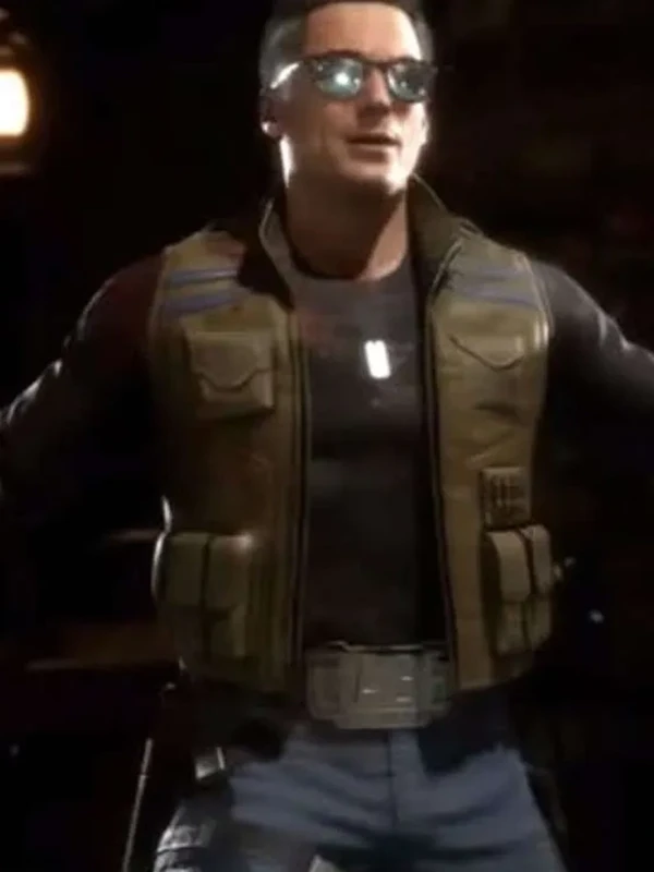 Video Game Mortal Kombat 11 Johnny Cage Vest Front look
