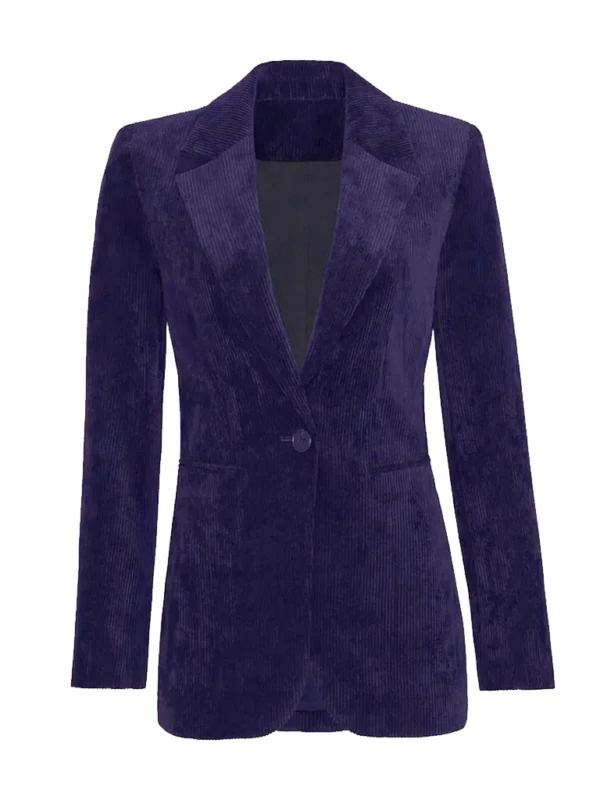 Will Trent S04 Iantha Richardson Faith Mitchell Corduroy Purple Blazer