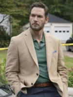 Will Trent S04 Paul Campano Beige Blazer