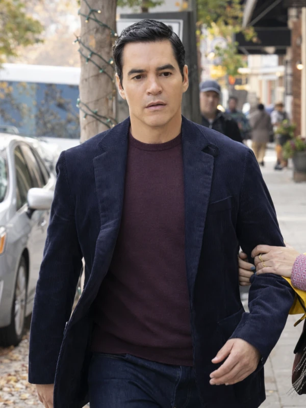 Will Trent S04 Ramon Rodriguez Black Corduroy Blazer