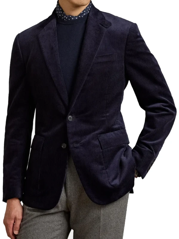 Will Trent S04 Ramon Rodriguez Trent Black Corduroy Blazer