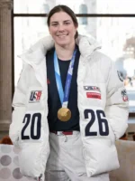 Winter Olympics 2026 White Jacket
