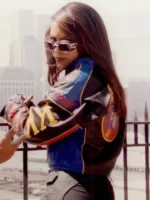 Aaliyah Babygirl Motorcycle Leather Jacket