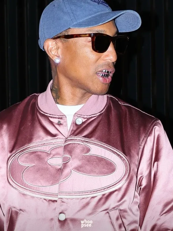 BuyLVMH Pharrell Williams Pink Satin Bomber Jacket
