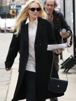 Count My Lies Lindsay Lohan Black Coat Second