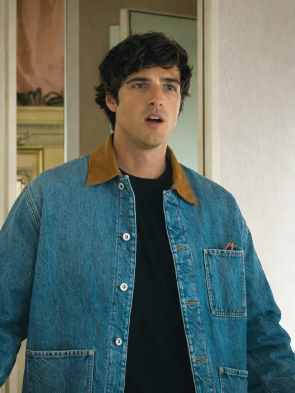 Euphoria S03 Jacob Elordi Blue Jacket