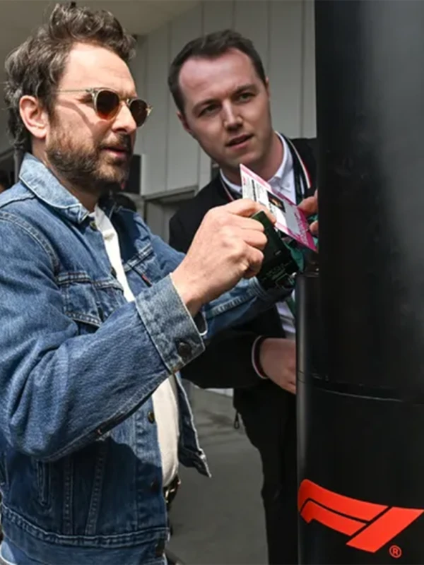 F1 Grand Prix 2026 Charlie Day Denim Jacket