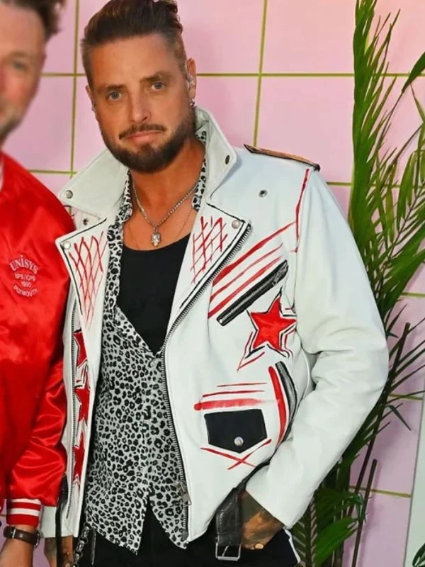Flackstock Festival 2025 Keith Duffy Leather Jacket For Halloween