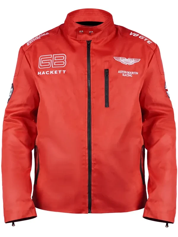 GB Hackett Formula 1 Aston Martin Red Jacket
