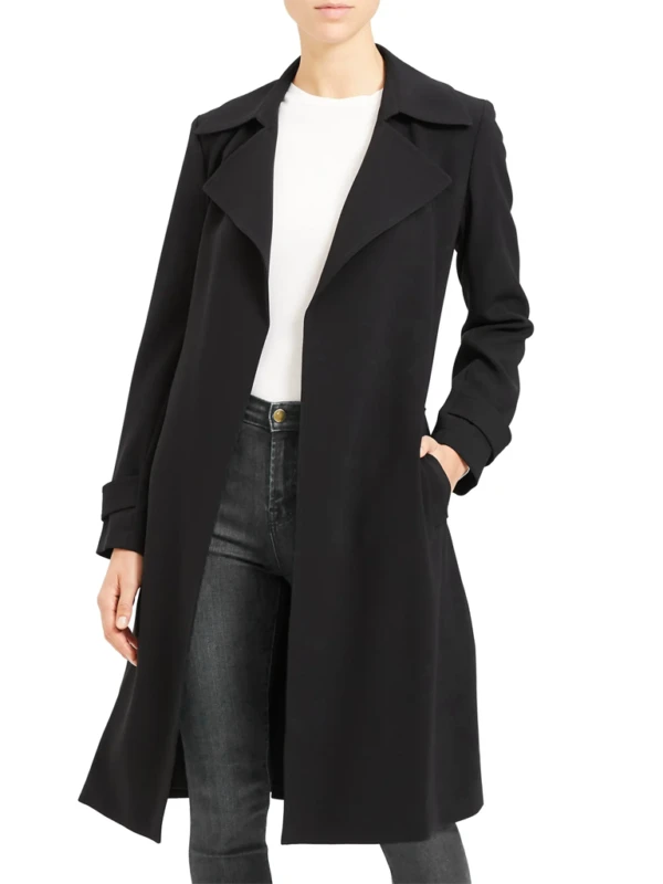 Greys Anatomy S22 Toni Wright Jen Landon Black Coat F