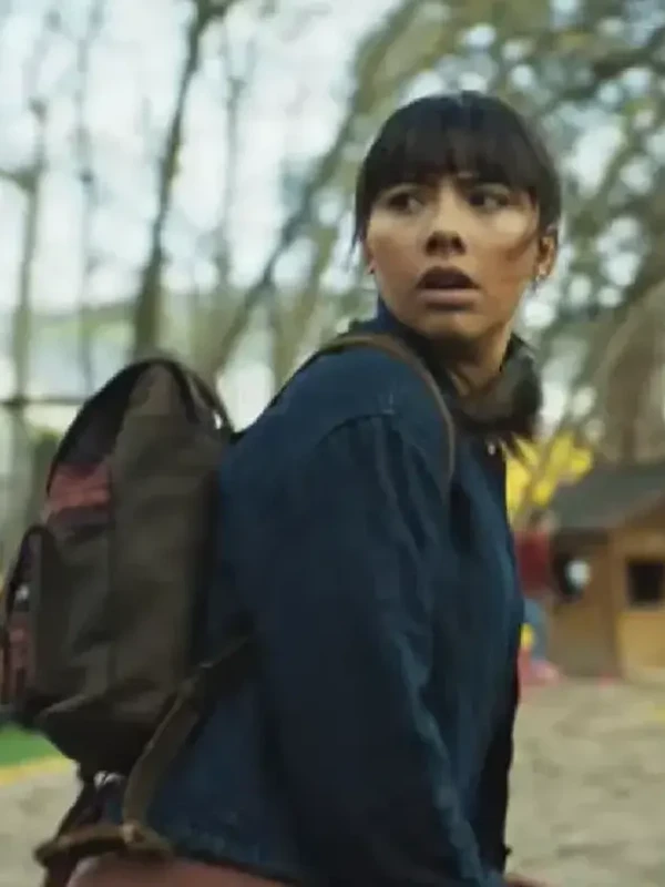 Hive 2026 Xochitl Gomez Blue Bomber Jacket For Sale