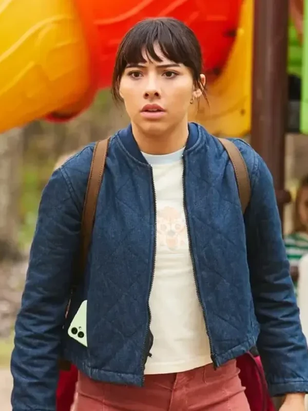 Hive 2026 Xochitl Gomez Blue Bomber Jacket