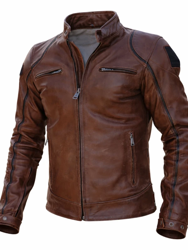 Home and Away S38 Adam Rowland Remi Carter Brown Jacket F