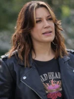 Home and Away S38 Stephanie Panozzo Black Jacket