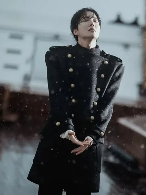 J Hope BTS Swim 2026 Black Coat