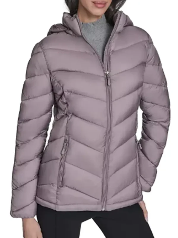 Jackie Chicago Fire S14 Purple Puffer Jacket For Sale