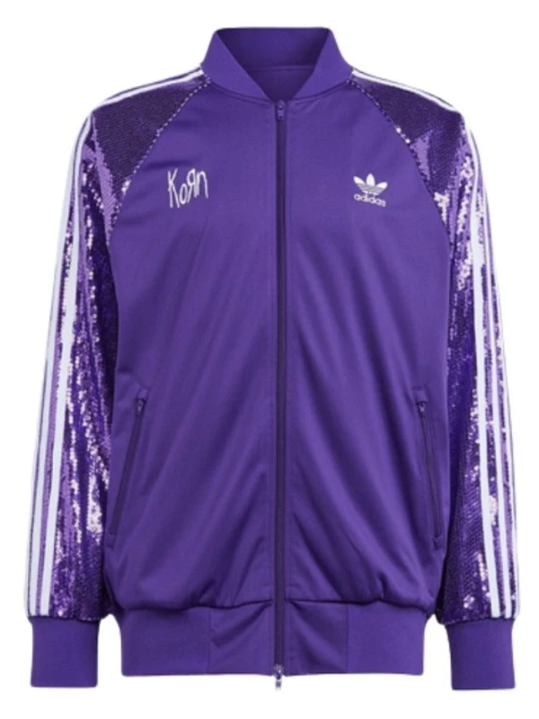 Jonathan Davis Purple Sequin Tracksuit