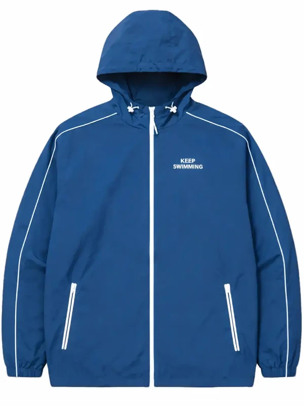Jung Kook Keep Swimming Blue Jacket