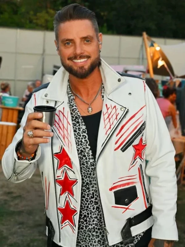 Keith Duffy Flackstock Festival 2025 Leather Jacket