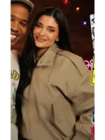 Kylie Jenner Kid Cudi Podcast Bomber Jacket