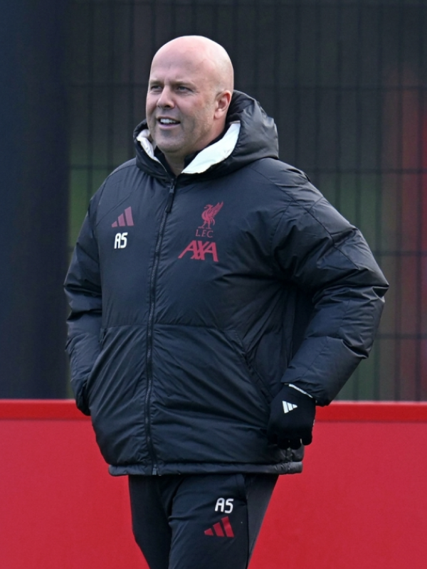 LFC Team Training Session 2025 Arne Slot Puffer Jacket