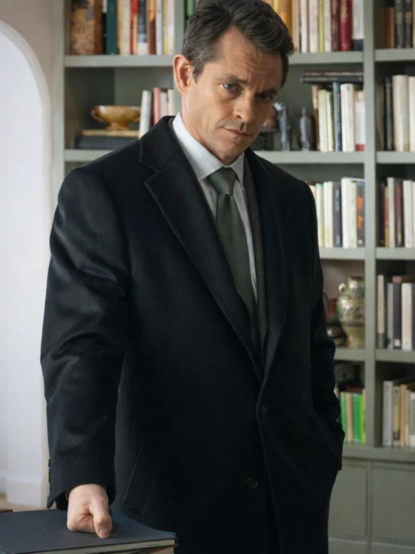 Law Order S25 Hugh Dancy Black Coat