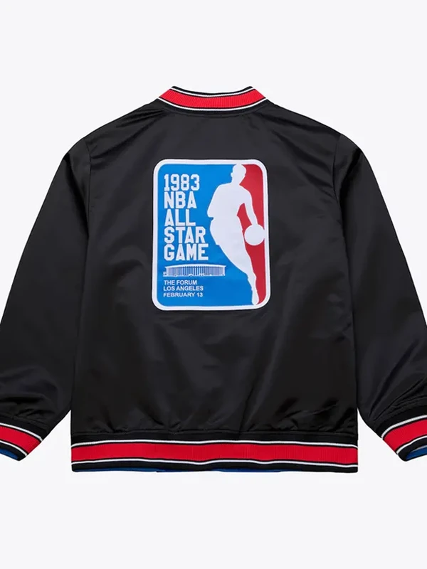 Los Angeles Clippers 1983 NBA All Star Game Full Zip Varsity Jacket Back