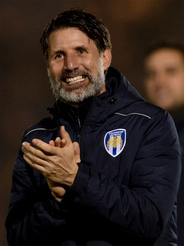 Manager Danny Cowley Navy Blue Jacket