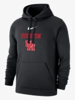 Mens Houston Club Nike College Black Hoodie