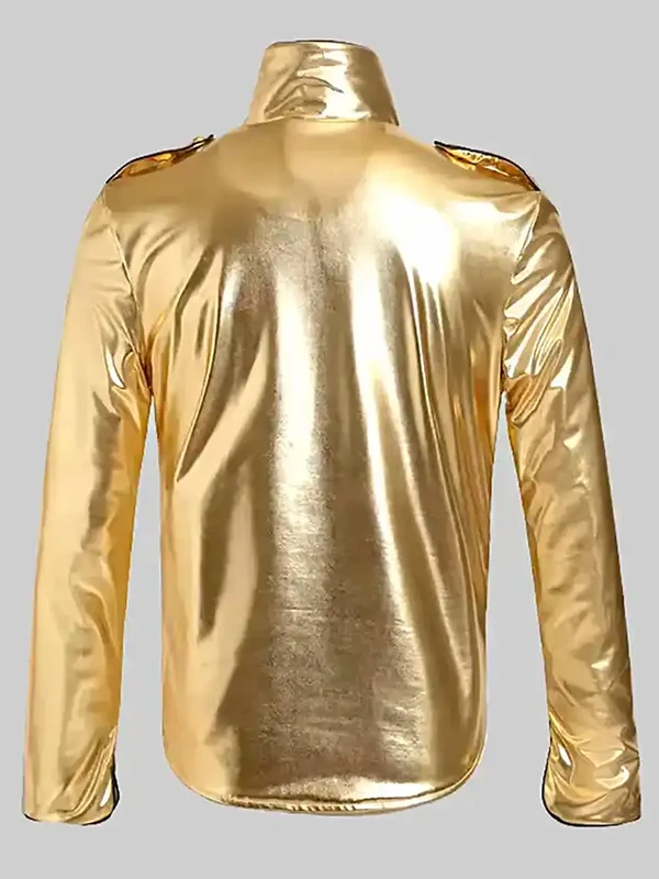Michael Jackson History World Tour Golden Jacket Back