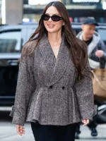 Olivia Munn New York City 2026 Peplum Blazer