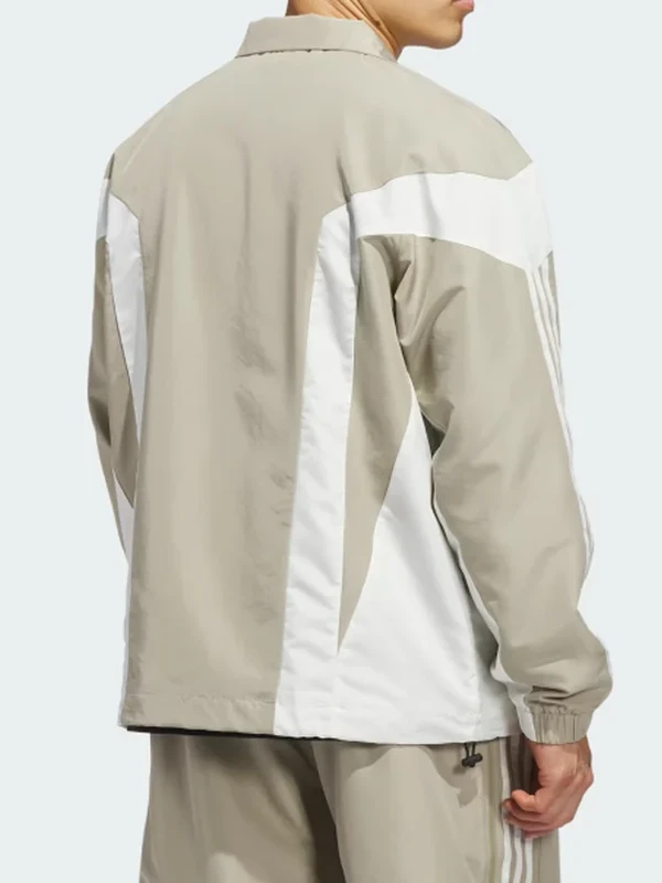 Originals Basketball Beige Wind Breaker Jacket Back