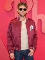 Ryan Phillippe 2026 Phillies Pink Bomber Jacket