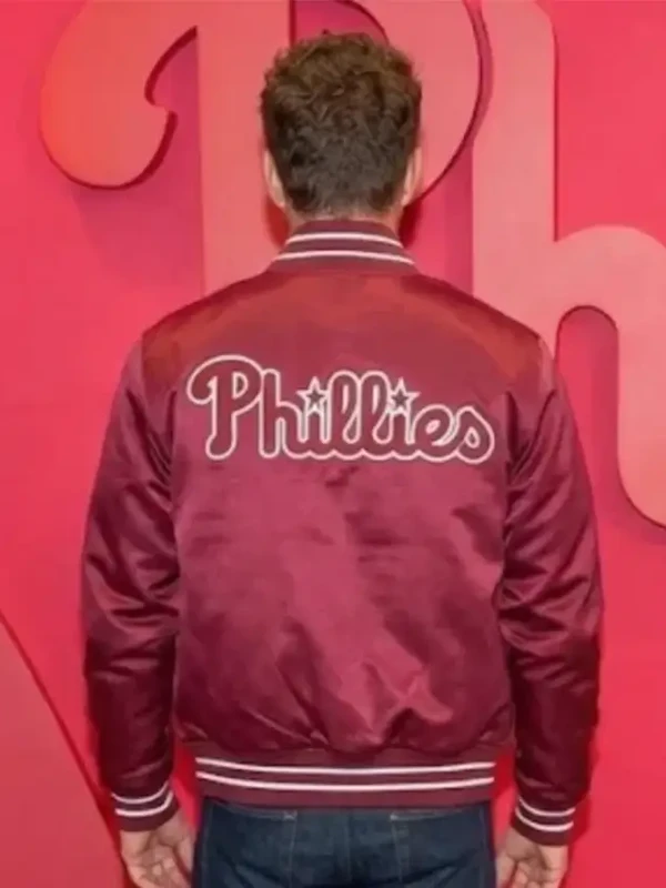 Ryan Phillippe 2026 Phillies Pink Bomber Jacket For Sale