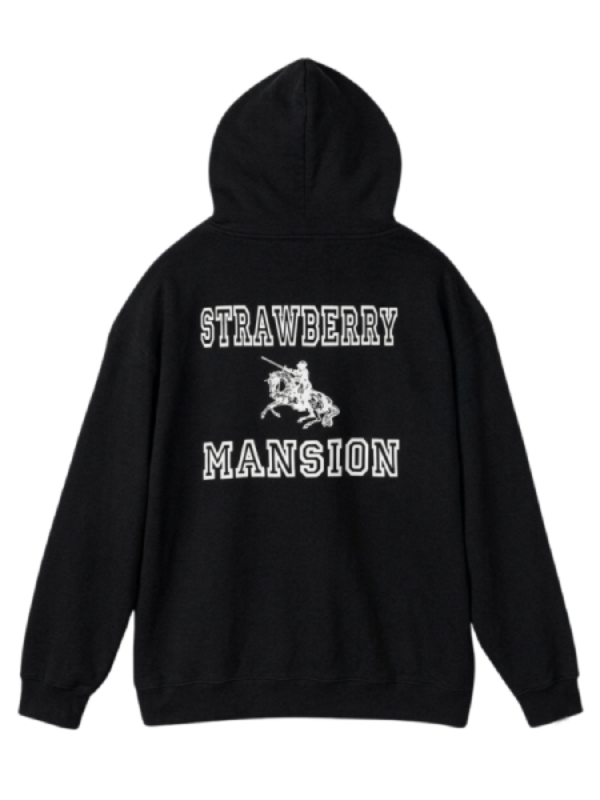 Strawberry Mansion Hoodie Black