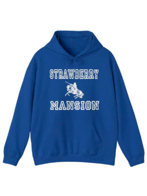 Strawberry Mansion Hoodie Blue