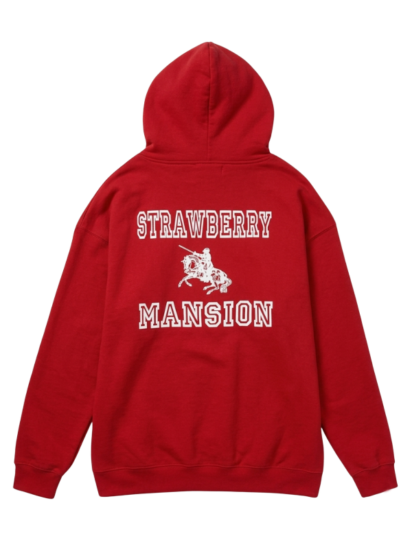 Strawberry Mansion Hoodie Red