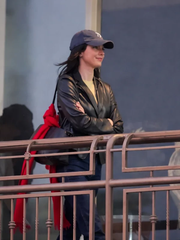 Sushi Restaurant 2026 Kendall Jenner Leather Jacket